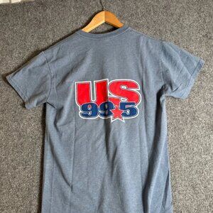 Vintage Blue Short-sleeved Men's T-shirt